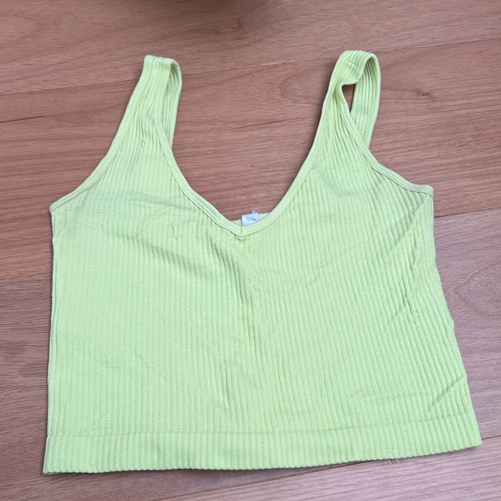 Neon crop top